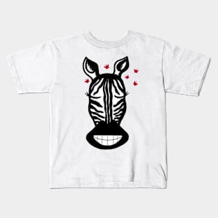 Zebra Smile Kids T-Shirt